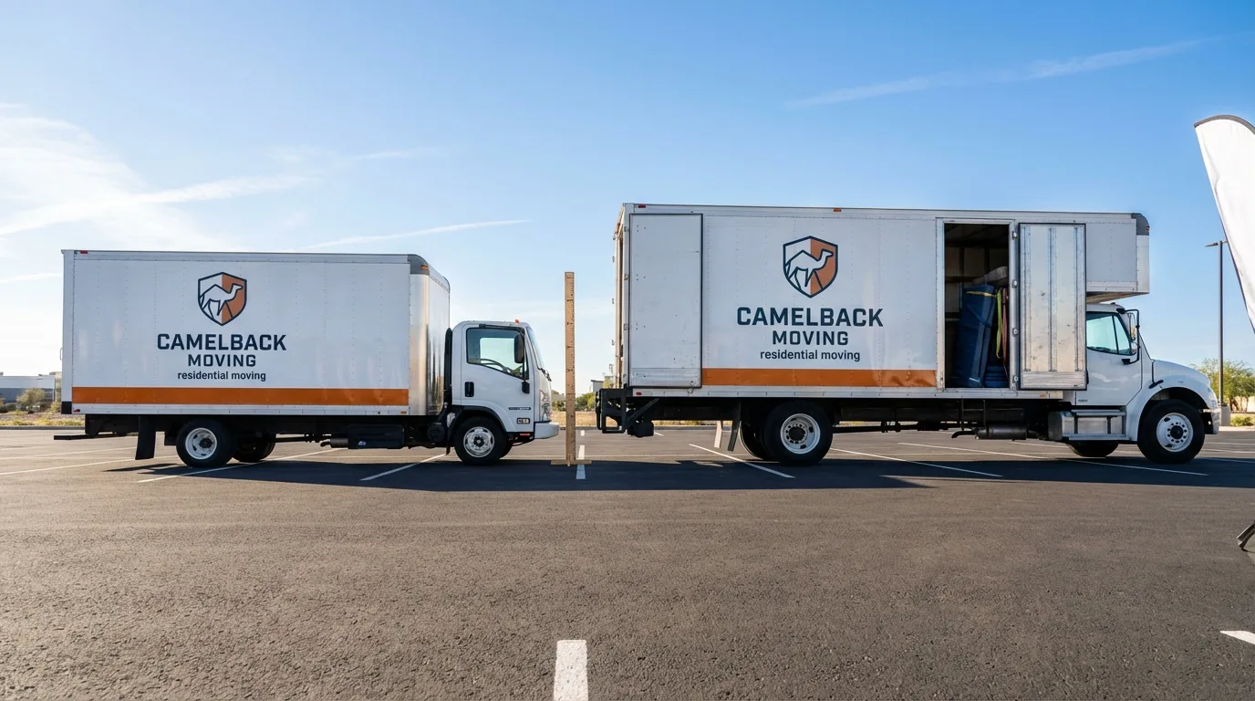 Moving truck size capacity guide in New Boston